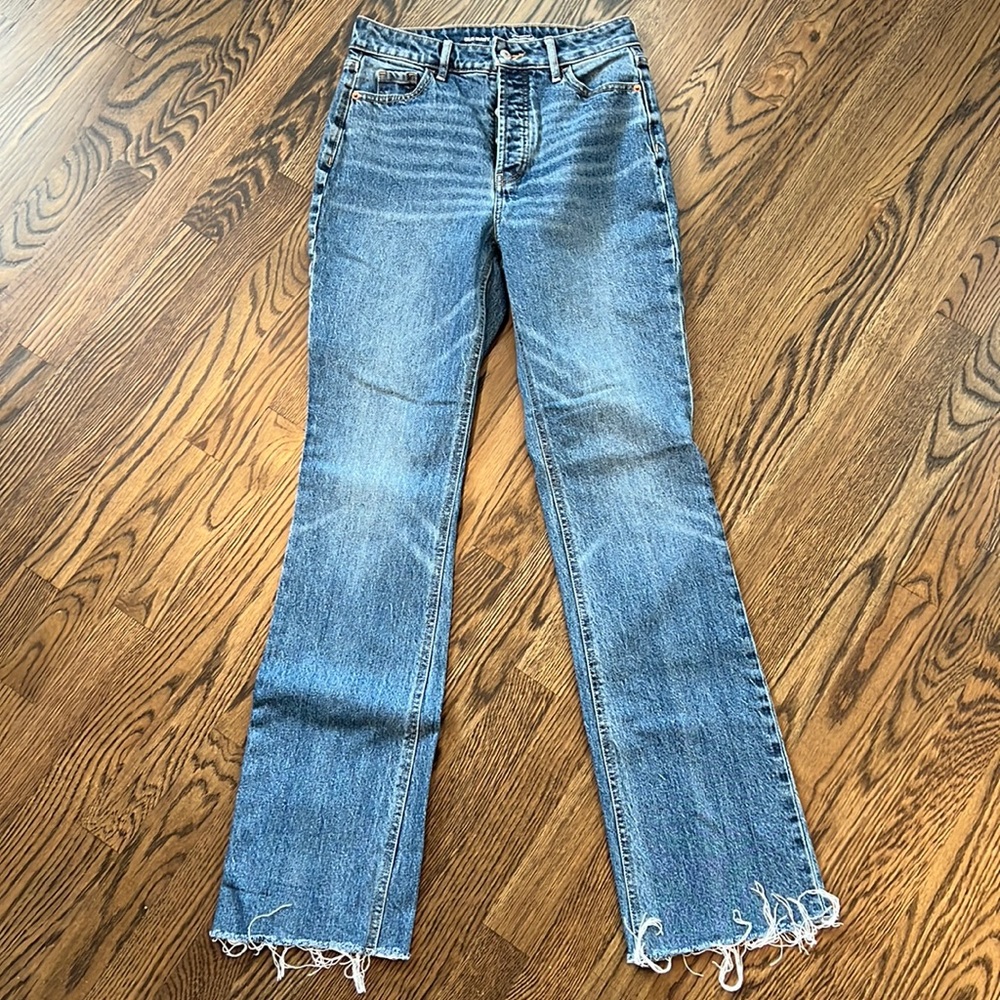 High rise, kick boot crop jeans by Old Navy!